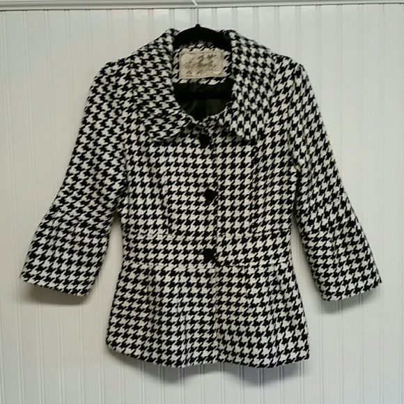 Anthropologie Jackets & Blazers - Anthropolgie Emmelee Hounds Tooth Jacket (small)
